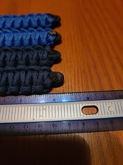 8″ Paracord Bracelet With Copper Wire Core – 4 Pack – Blue & Navy