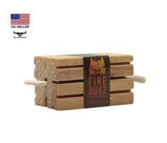 SINGLE Fire Guyz Fire Starter Campfire Fireplace Cooking All Natural Survival