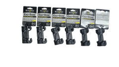 6-PACK Nite Ize Knot Replacement Knot Bone Black 9mm in Black
