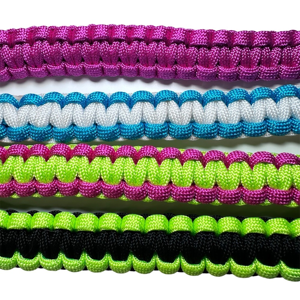 550 Paracord Survival Bracelets Lot 4 Military Cord Camp Hiking Friendship M L