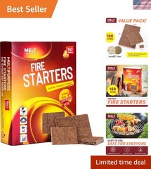 Fire Starter Squares 160pcs Tumbleweed