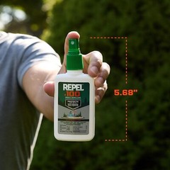 Repel 100 Insect Repellent, Pump Spray, 4-Fluid Ounces, 10-Hour Protection khry