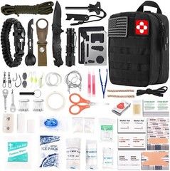 216 Pcs Survival First Aid Kits, Professional Survival Gear Equipment Tools F…
