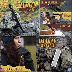 14-in-1 Survival Kit, Emergency Gear for Men, Gifts for Dad, Camping Accessories