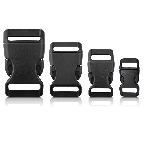 32 Pack of Lightweight Plastic Paracord Buckles – Perfect for Crafts & Collars