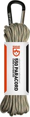 GEAR AID Heavy-Duty 550 Paracord w/ Carabiner, 30′ – Camo