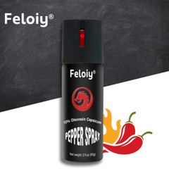 Feloiy Self Defense Pepper Spray – 2 oz Maximum Strength 10% OC
