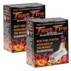 Odorless Fire Starter Cubes – Individually Wrapped Cubes for Grills, Fire Pit…