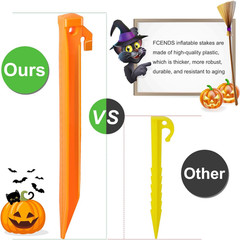 Plastic Inflatable Stakes Set for Halloween Christmas Holiday Inflatables Garden
