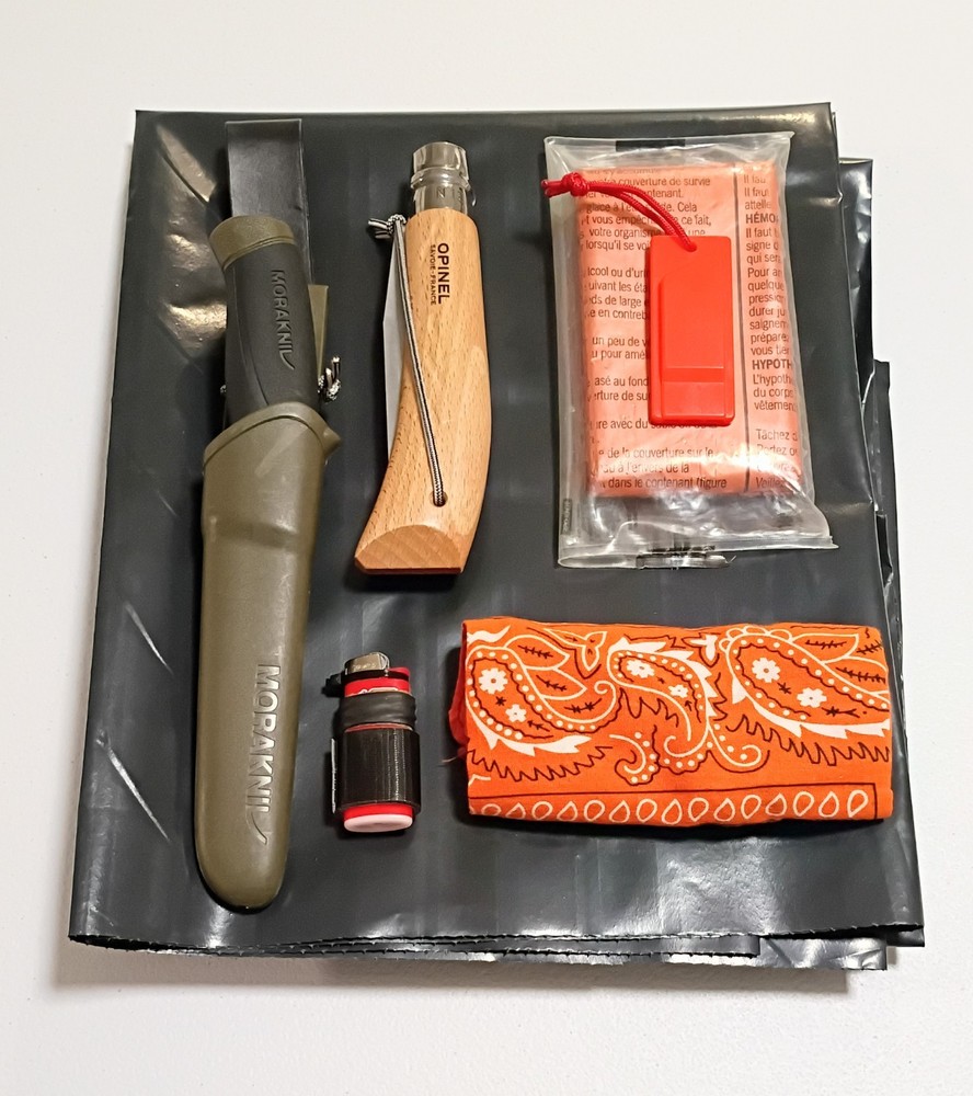 1pc 6 mil Contractor Bag for Bushcraft, Survival, Hiking, Camping 58×39 USA NEW