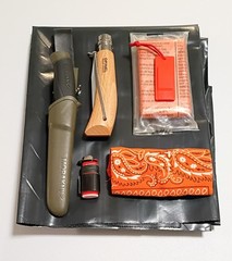 1pc 6 mil Contractor Bag for Bushcraft, Survival, Hiking, Camping 58×39 USA NEW