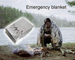 10 in 1 Emergency Tactical Gear Survival Kit Knife Blanket Compass Fire