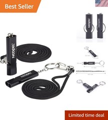 Emergency Whistles Lifeguard Safety Whistle with Lanyard and Keychain for Out…