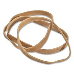 Rubber Bands, Size 64, 0.04″ Gauge, Beige, 4 oz Box, 80/Pack Beige