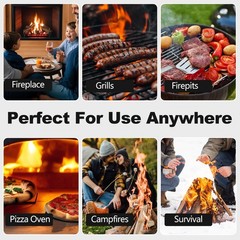 216 PCS Fire Starter Kit – Compact Gear for Campfire, BBQ, Fireplace & Smoker