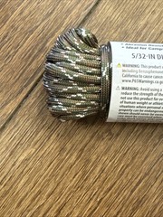Hyper Tough 5/32 inch 550 Paracord 50 ft, Green, 4.9 oz