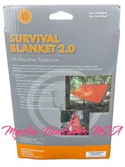 UST Survival Blanket 2.0 Lightweight Weather Protection 83″x59″ Heavy Duty SHTF