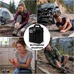 250 PCS Survival First Aid Kit – Outdoor Emergency Trauma Gear, Tourniquet, MOLL