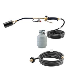 Propane Torch Weed Burner, 1, 800, 000 BTU with 10 ft Hose, Heavy Duty Blow