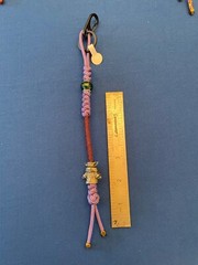 Knife lanyard. Bag, backpack, jacket zipper pull. Star Wars mandalorian Yoda