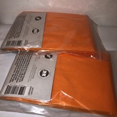 Lot Of 2 » NIP » Coleman Orange Disposable Ponchos One Size Fits All. 2013