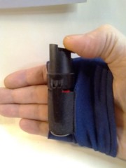 INSTAFIRE BLUE DEFENSE PEPPER SPRAY 1/2OZ WITH SWEATPROOF HAND SLEEVE Last One