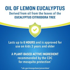 (2 pack) Lemon Eucalyptus Insect and Mosquito Repellent, DEET-Free Bug Spray,4Oz