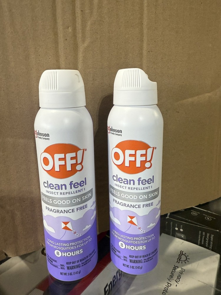 OFF! Clean Feel Insect Repellent Aerosol with 20% Picaridin, Bug Spray 5 oz