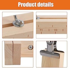 Restynic Paracord Jig Bracelet Maker, Wooden Jig Bracelet Maker with 4 Clips – A