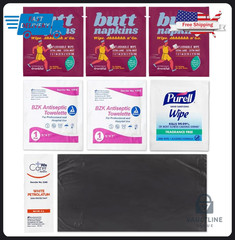 Code Brown Portable Emergency Bathroom Hygiene Kit for Outdoor Activities