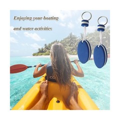 Floating Keychain for Boat Keys Float Buoy Boat Key Rings 2PCS Oval Shaped Fo…