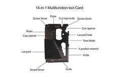 Fire Starter Paracord Bracelet Saw Wire Fire blower Multi Tool Emergency Blanket