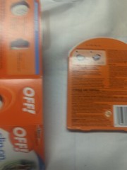 Off! CLIP ON Mosquito Repellent FAN unit ~ 12 hours protection ~ Circular design