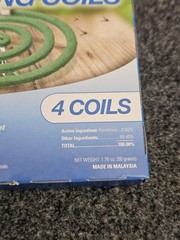 12 Pack PIC Mosquito Repelling Coils 4 Coils Per Pack Backyard Bug Insect Burner
