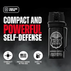 Pepper Spray Self Defense- Max Strength- 16ft Range- Portable Belt Clip Fogger