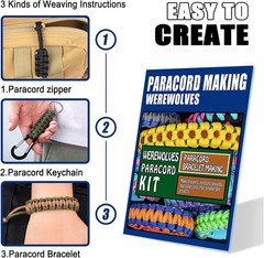 WEREWOLVES 28 Colors Paracord 550 Combo Crafting Kits 10 feet, 28 Colors-joy