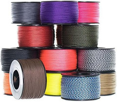 Neon Orange NS17 .75Mm X 300′ Nano Cord Paracord Made in the USA