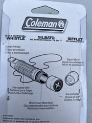 Bundle Of Coleman Survival Items – 5-in-1 Survival Whistle & Emergency Blanket