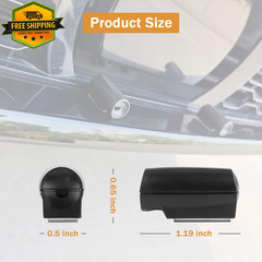2 Pack Deer Whistle Warning for Car Truck Motorcycle with Rubber Pads Safety