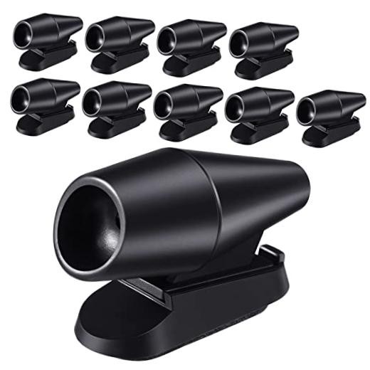10 Pcs Deer Whistles for Car Deer Whistles for Vehicles Horns Avoids Black