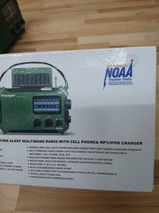 Green Kaito KA500 Voyager Solar Crank Battery Survival Radio AM FM Shortwave