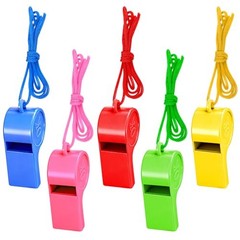 25 Pcs Whistles, 120dB Loud Referee Whistles with Lanyards, Referees Loud