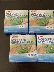 5 Pack Lot – PIC Mosquito Repelling Coils – 10 Coils Each – Model C-10-12 NIB