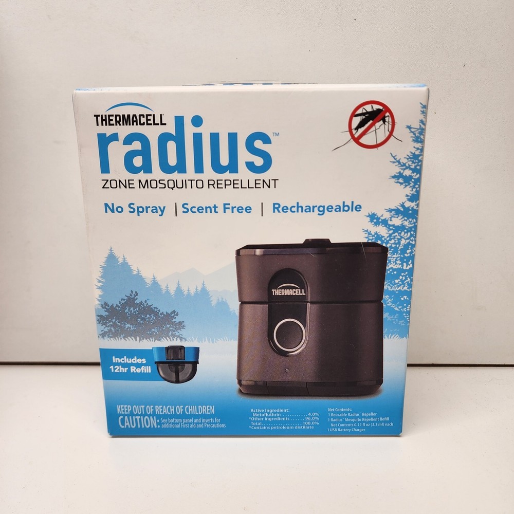 Thermacell Radius Zone Mosquito Repellent No Spray Scent Free Rechargeable