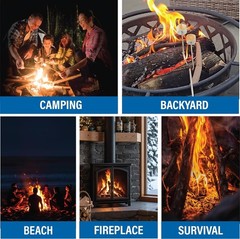 Pull String Firestarter | No Matches Required, Fire Starts in Seconds | for C…