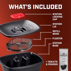 Mosquito Station Kills Prevents Controls Adults & Larvae Silent Easy-to-Use NEW