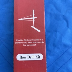 PSKOOK Bow Drill Kit Fire Starter, Primitive Wood, Survival Practice