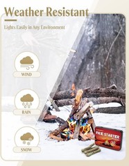 Pull Start Fire Pull String Firestarter | No Matches Required, Fire Starts in Se