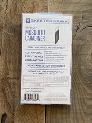 Skeeter Hawk Mosquito Insect Repellent Carabiners 2 Pack w/ 4 Tabs – NEW