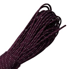 – Fluorescent 1.75mm Reflective Guyline 95 Paracord Tent Rope 65 FT Maroon